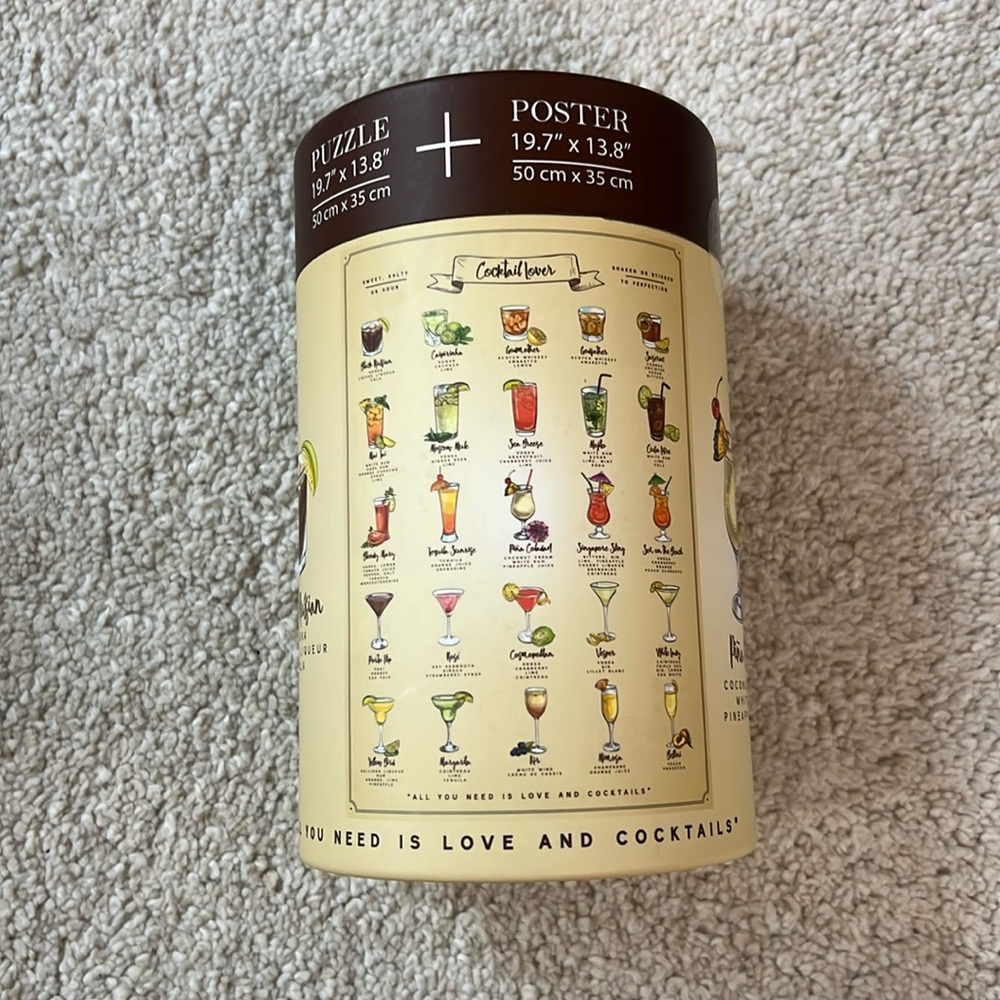 Cocktail puzzle 500 pieces